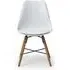 Kari Dining Chair Set of 2 - White, Faux Leather