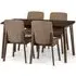 Kensington 4-6 Seater Extending Dining Set - Walnut