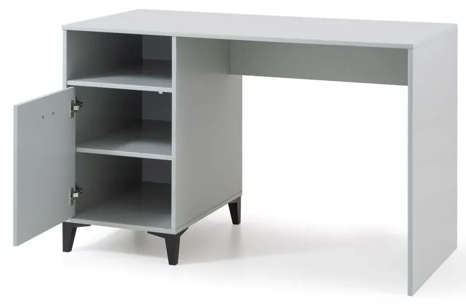 Lakers 1 Door Locker Desk - Grey