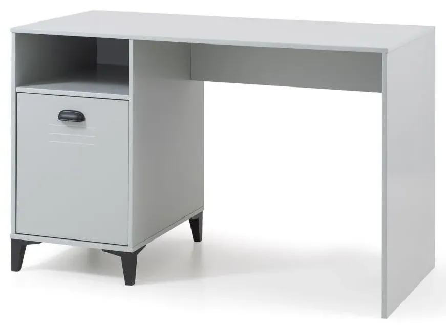 Lakers 1 Door Locker Desk - Grey