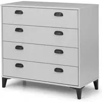 Lakers 4 Drawer Chest - Grey