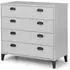 Lakers 4 Drawer Chest - Grey