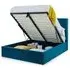 Langham Ottoman Storage Bed - Teal, Velvet