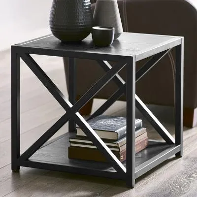 Lima Lamp Table - Black image