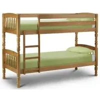 Lincoln Pine Bunk Bed - Low Sheen Lacquer