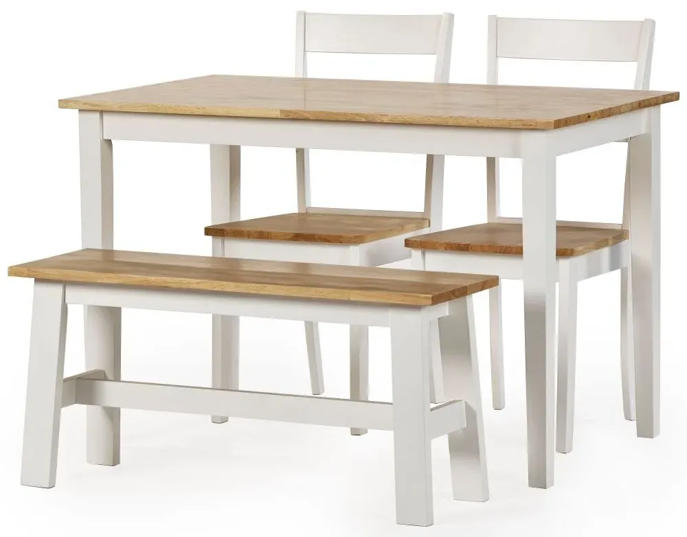 Linwood 4-6 Seater Dining Set - White