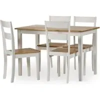 Linwood 4-6 Seater Dining Set - White