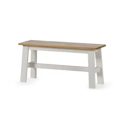 Linwood Dining Bench - White image
