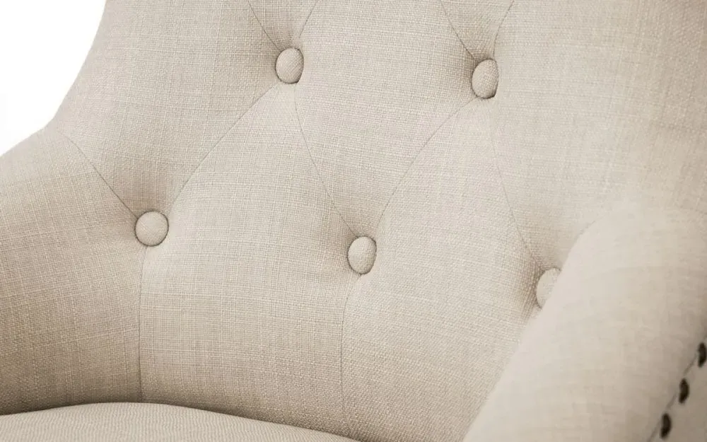 Loire Dining Chair Set of 2 - Oatmeal, Linen