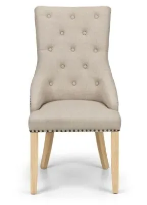 Loire Dining Chair Set of 2 - Oatmeal, Linen