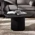 Louis Round Coffee Table - Black