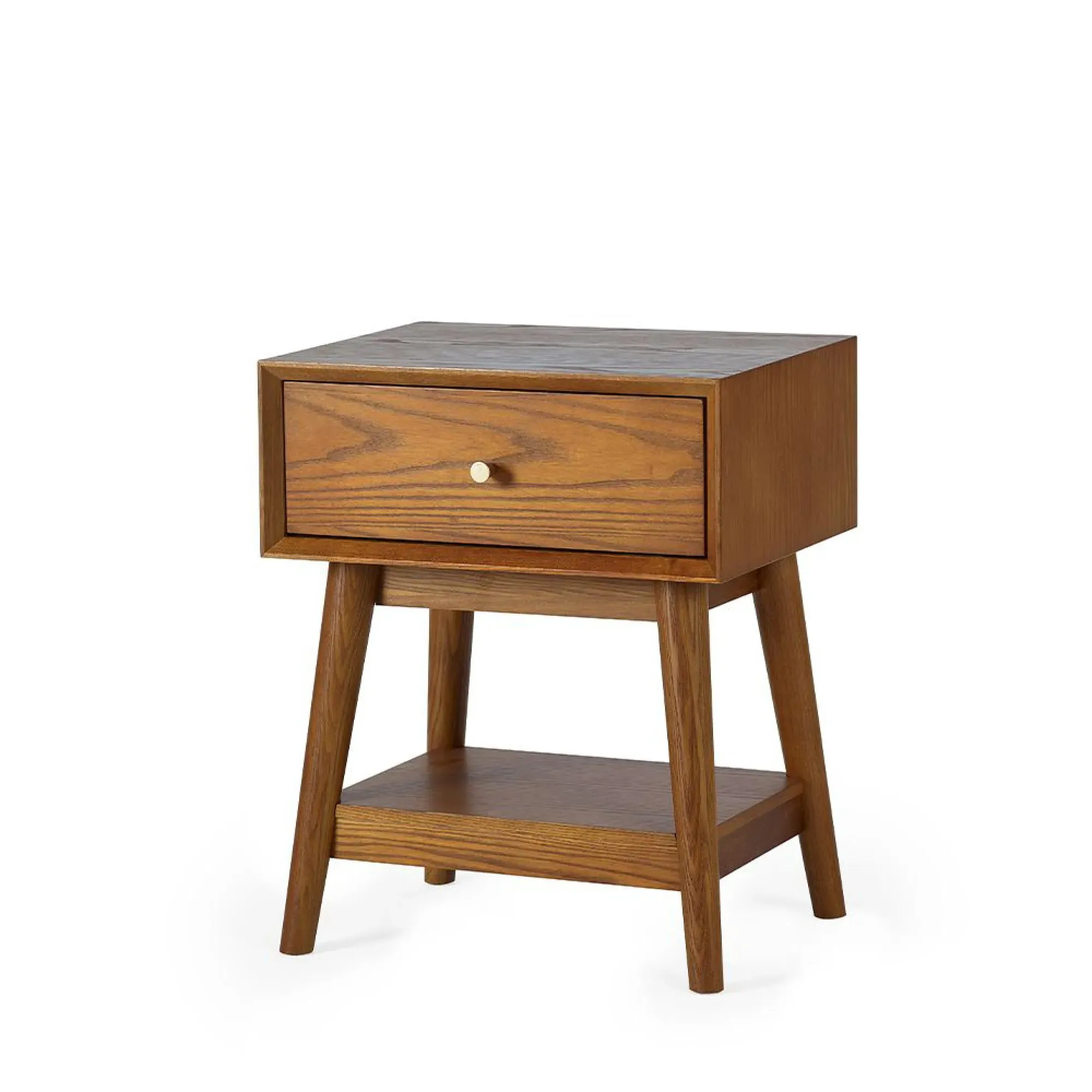 Lowry 1 Drawer Side Table - Cherry Wood