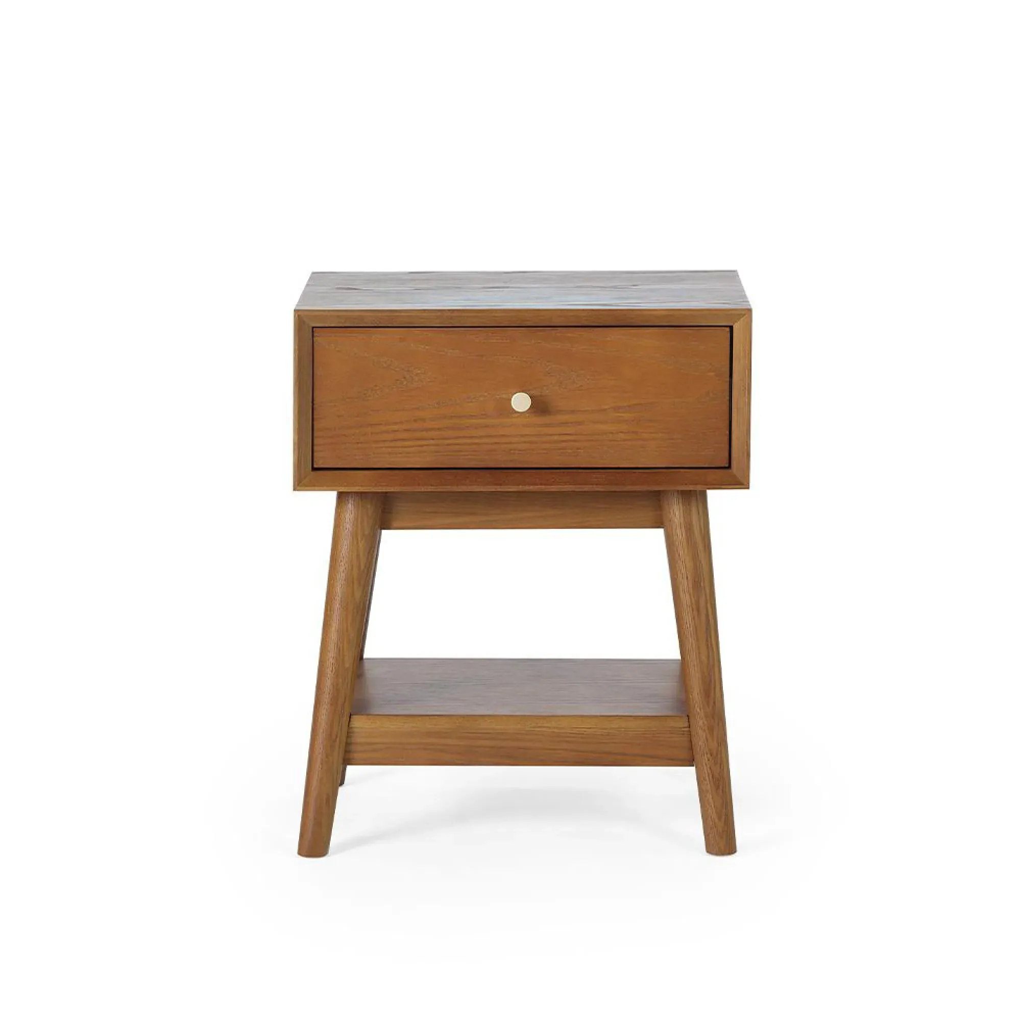 Lowry 1 Drawer Side Table - Cherry Wood