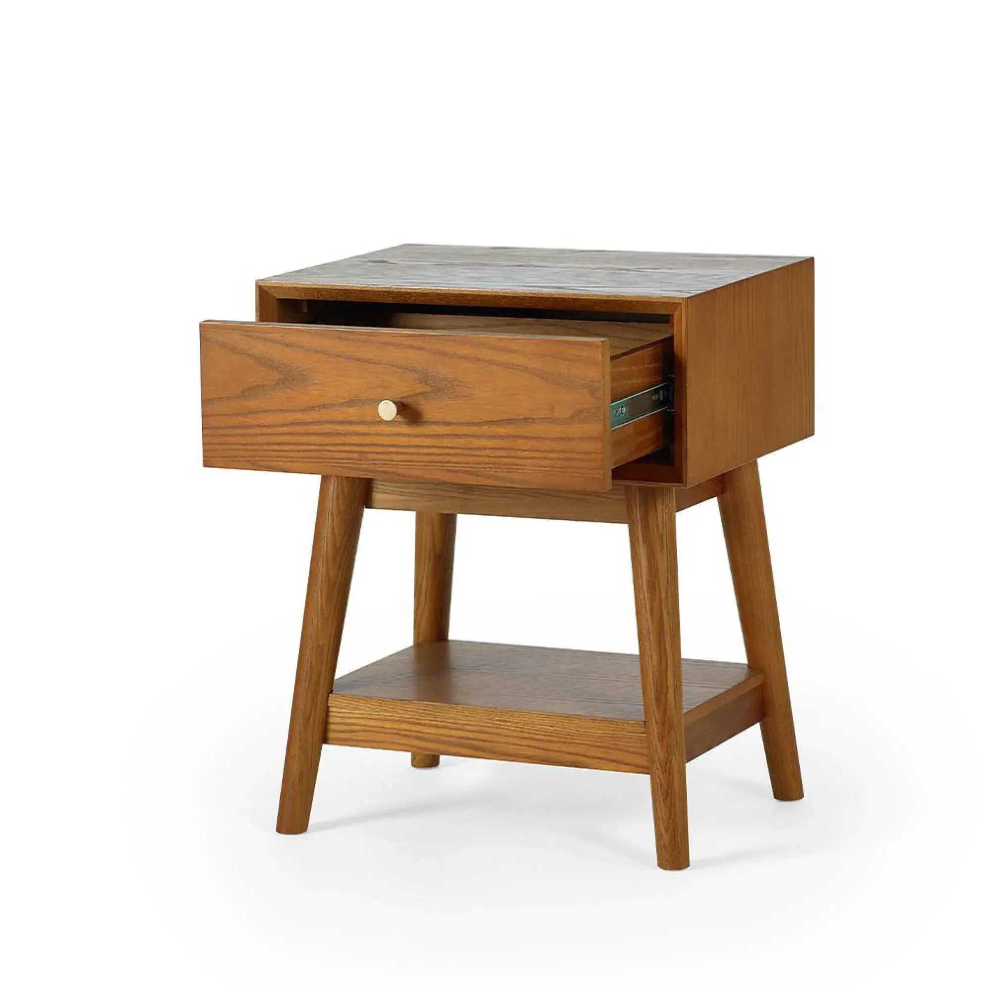 Lowry 1 Drawer Side Table - Cherry Wood