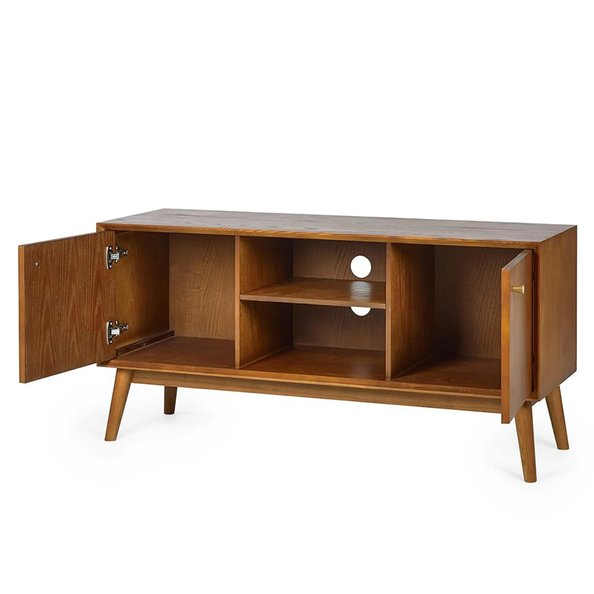 Lowry 120cm Media Unit - Cherry Wood