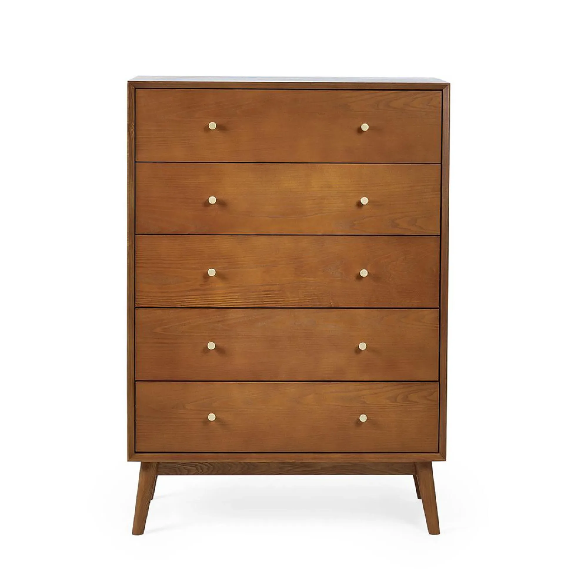 Lowry 5 Drawer Chest - Cherry Wood