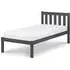 Luna Double Bed Frame - Anthracite, Pine