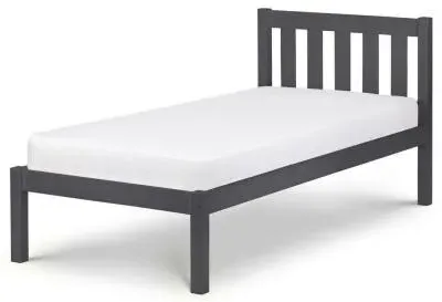 Luna Double Bed Frame - Anthracite, Pine image