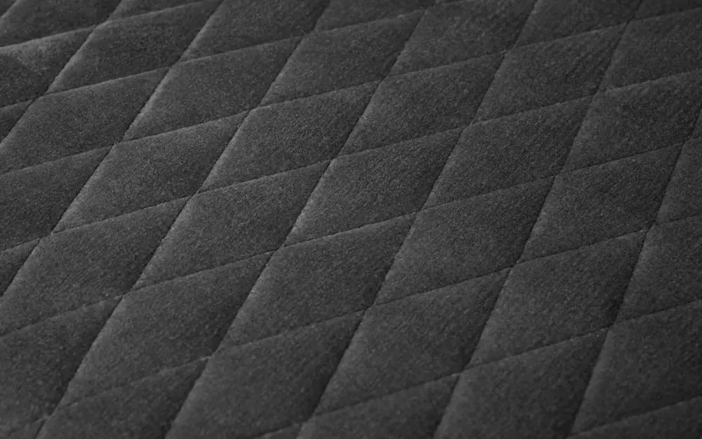 Luxe High Back Bench - Grey, Velvet