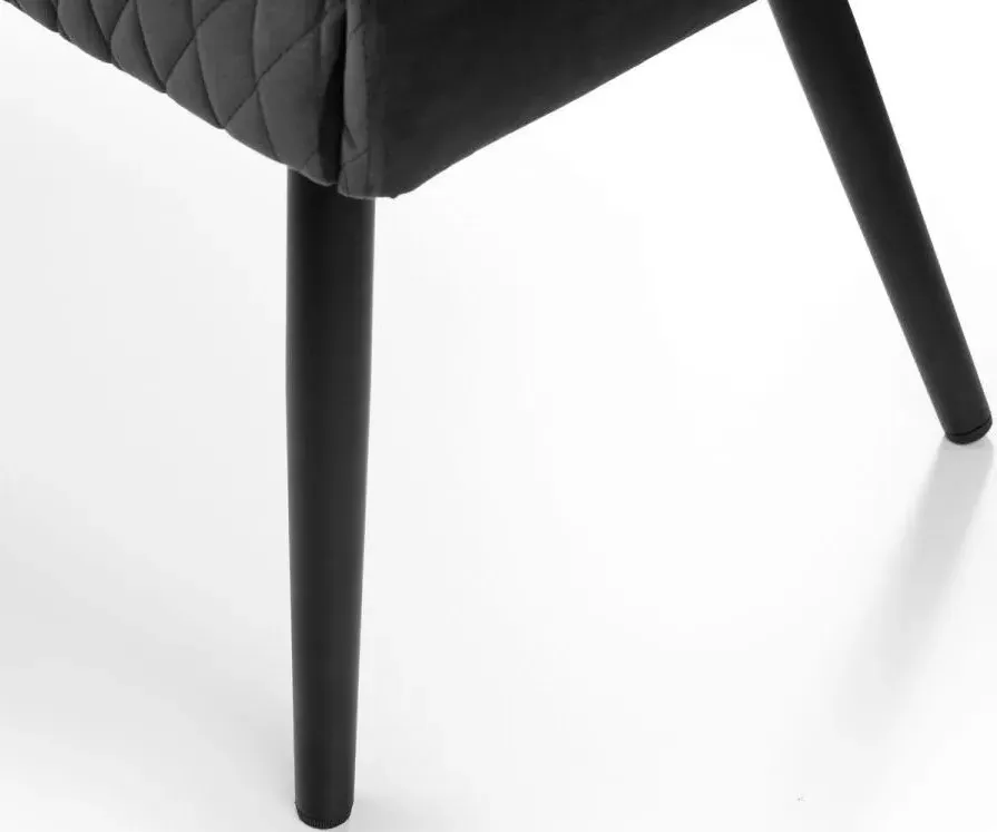 Luxe High Back Bench - Grey, Velvet