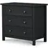 Maine 3 Drawer Small Chest - Anthracite, Pine