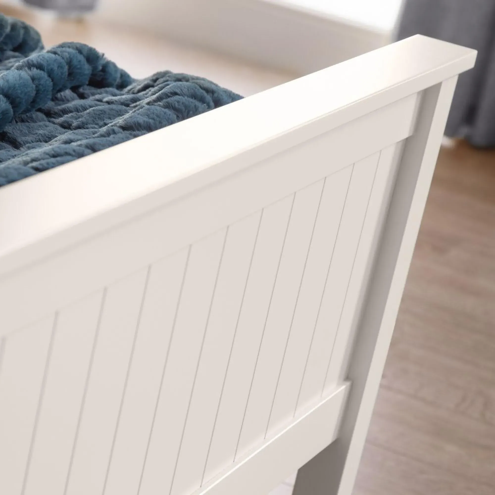 Maine Bed Frame - White, Pine