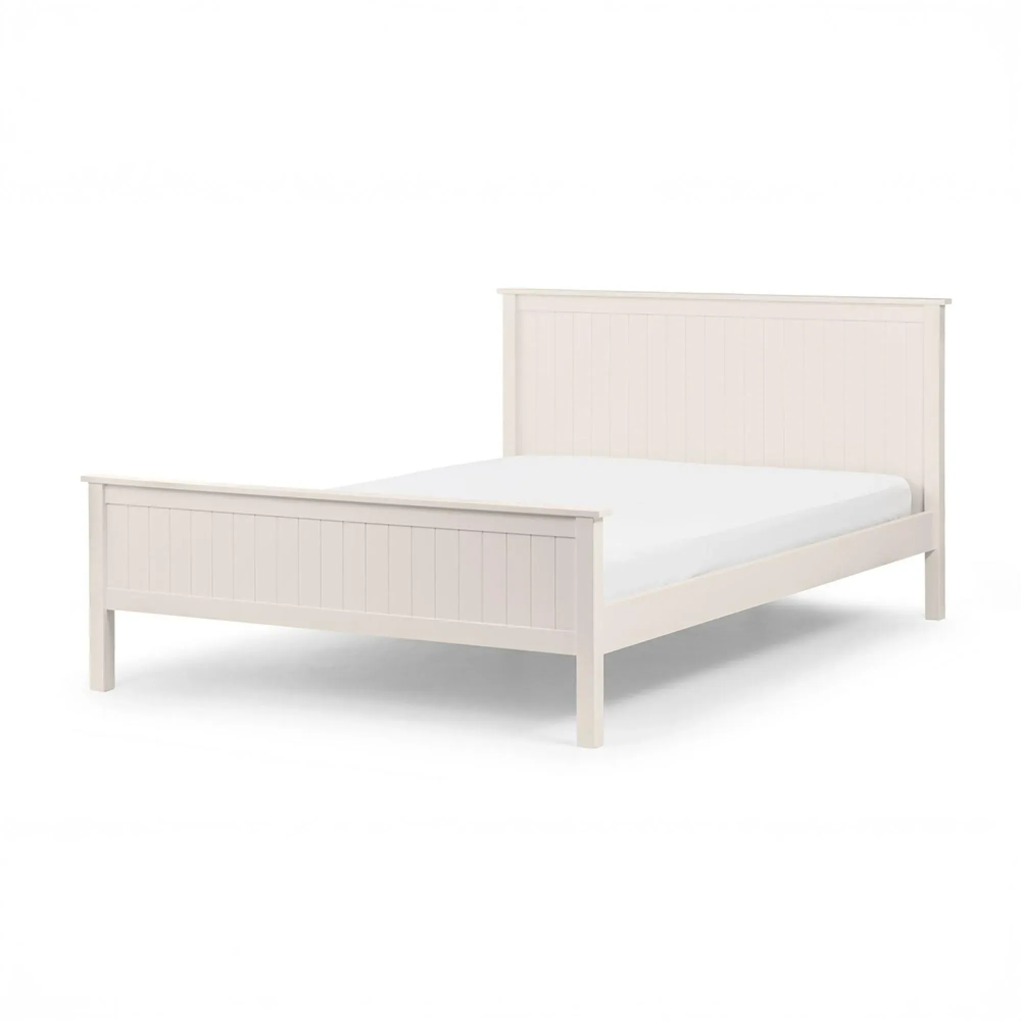 Maine Bed Frame - White, Pine