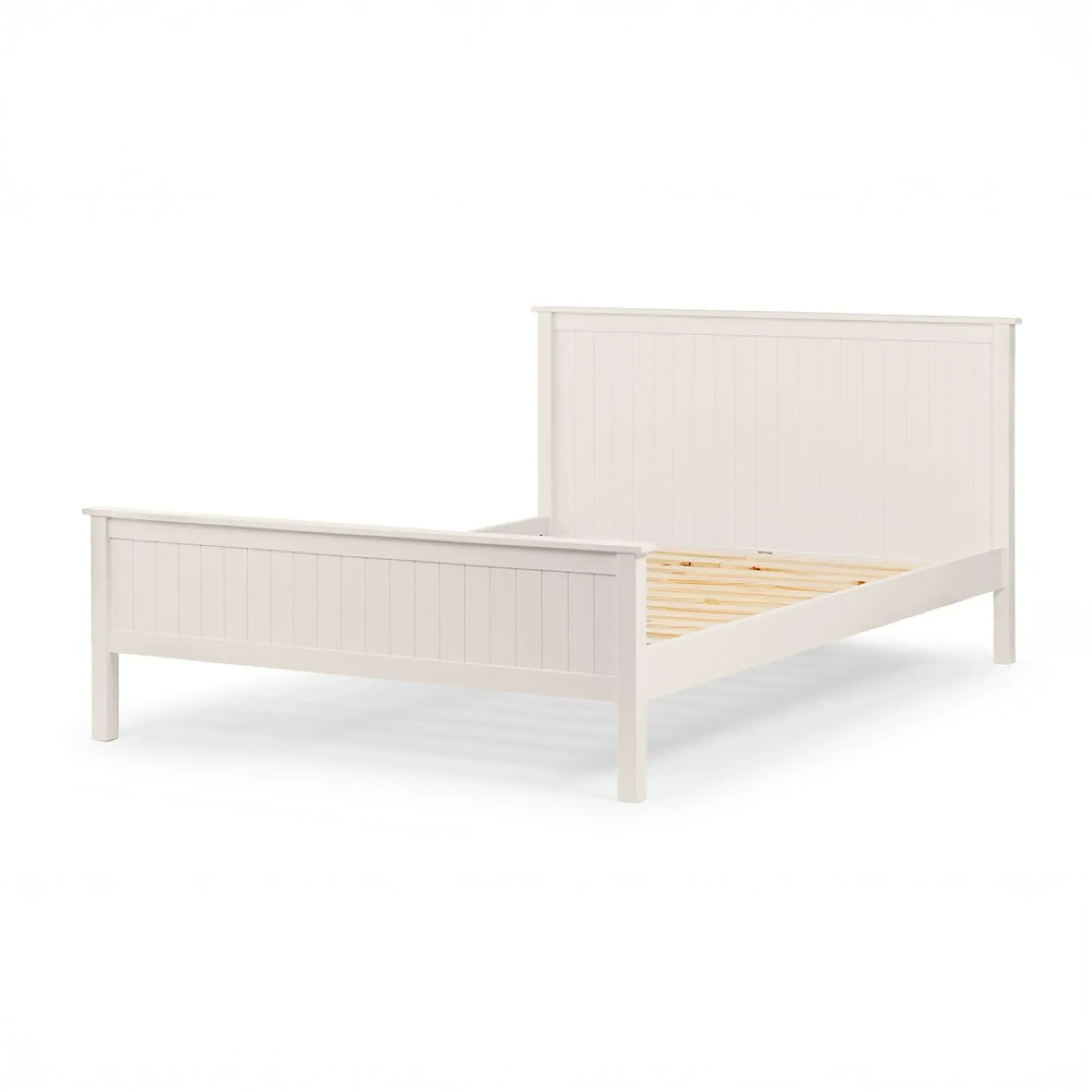 Maine Bed Frame - White, Pine