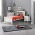Maine Bookcase Bed - White, Pine