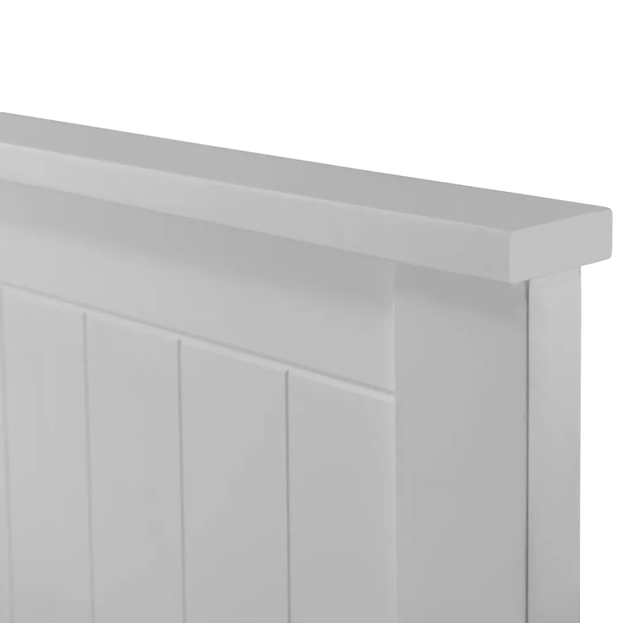 Maine Ottoman Storage Bed - Dove Grey, Pine