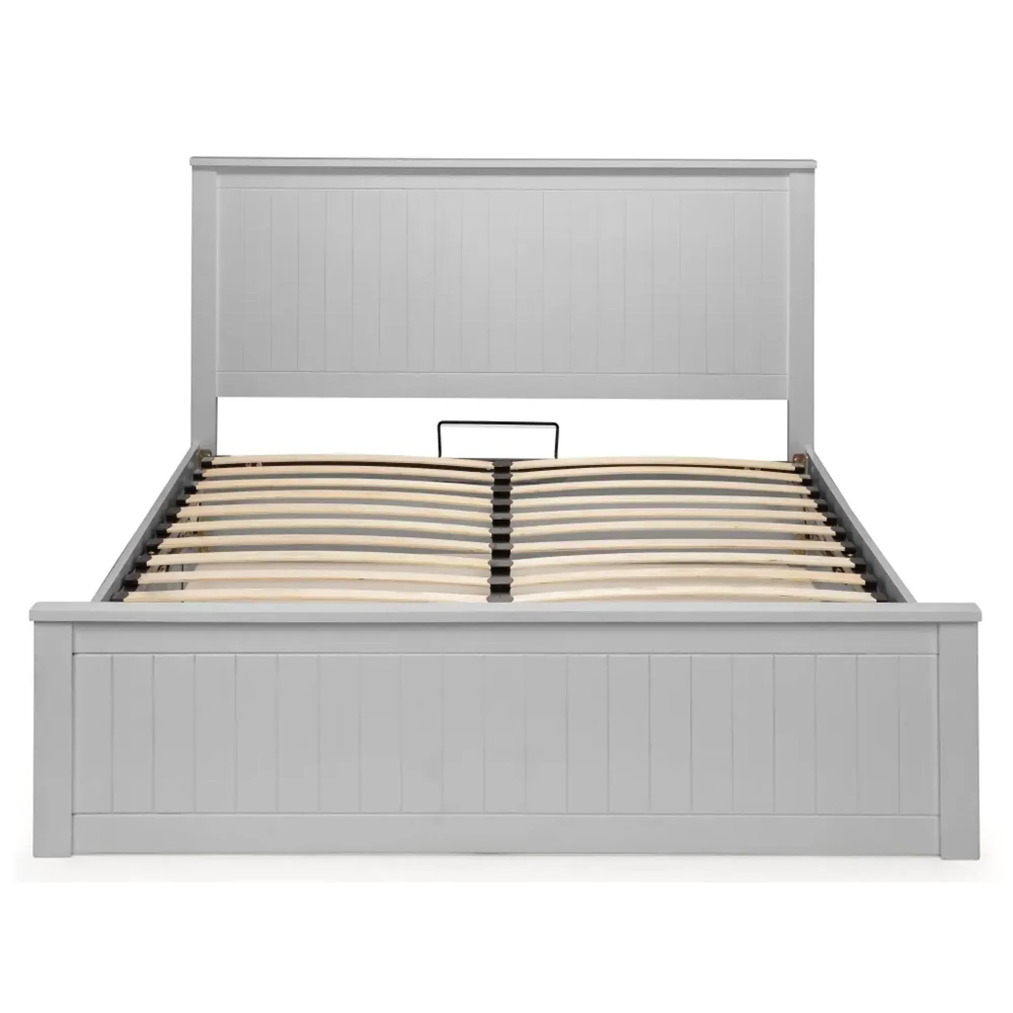 Maine Ottoman Storage Bed - Dove Grey, Pine
