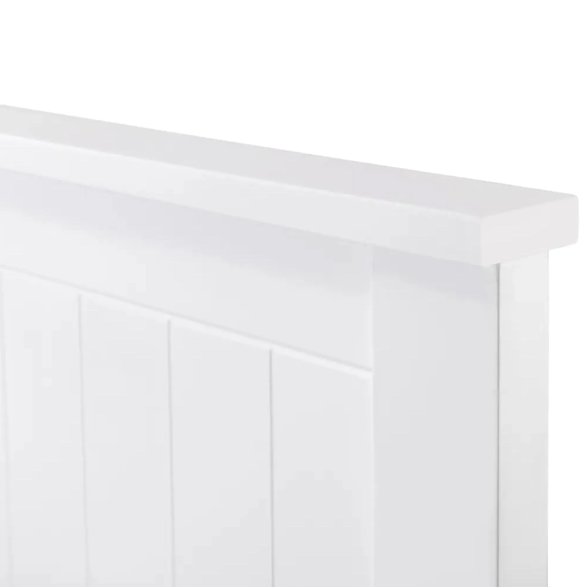 Maine Ottoman Storage Bed - White, Pine
