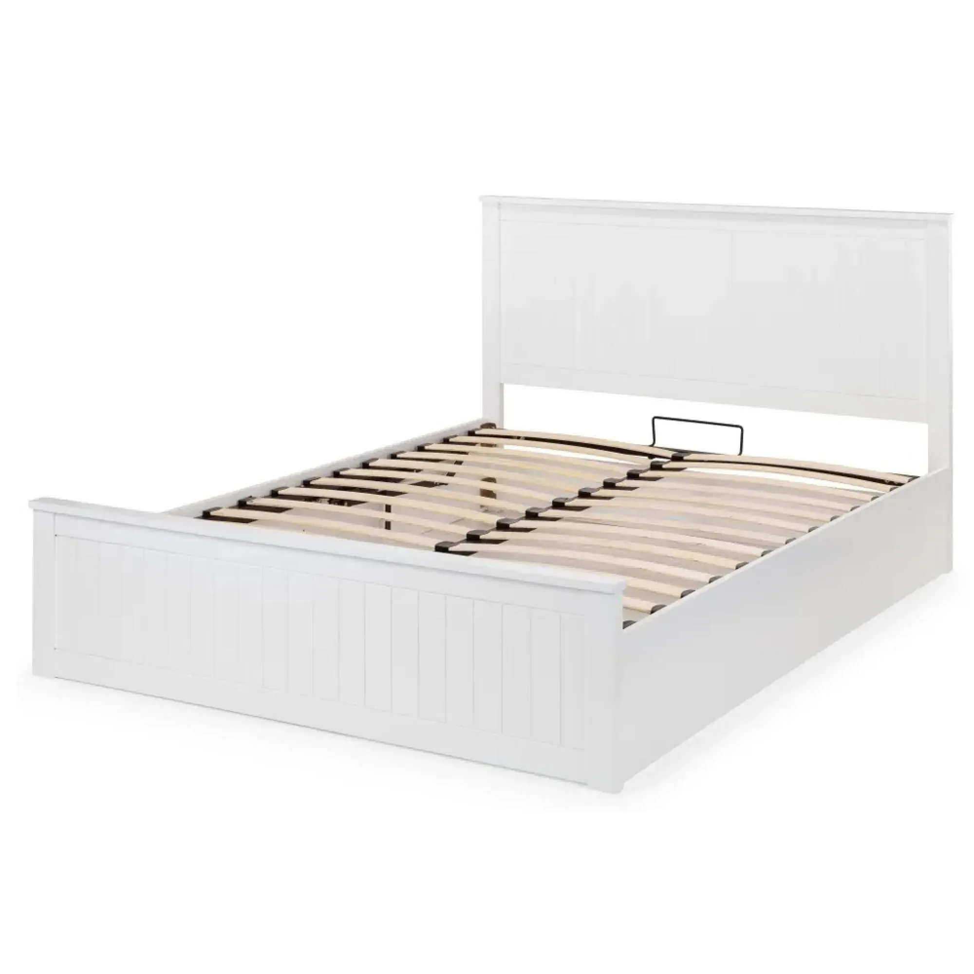 Maine Ottoman Storage Bed - White, Pine