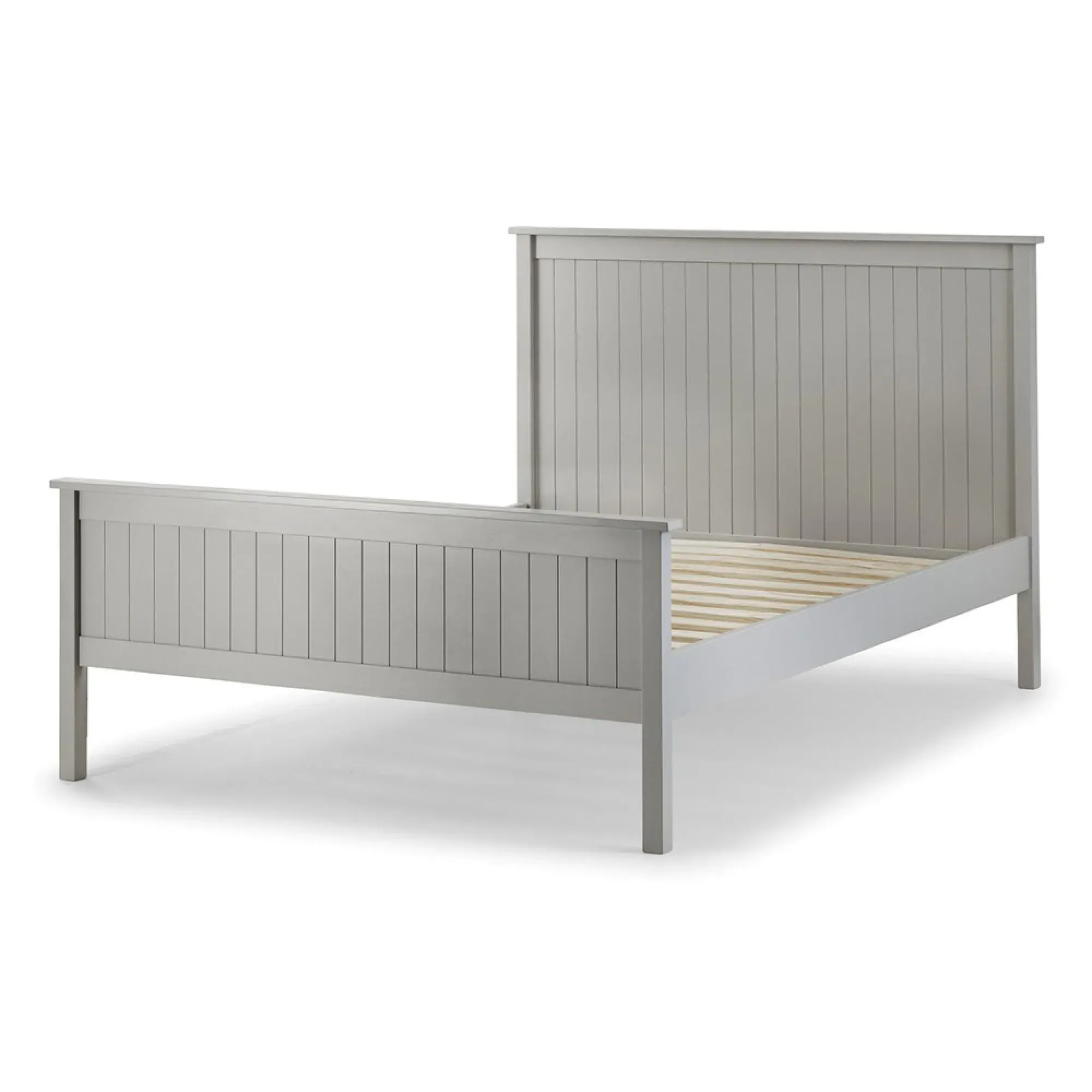 Maine Panel Bed - Dove Grey