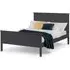 Maine Single Bed Frame - Black, Pine