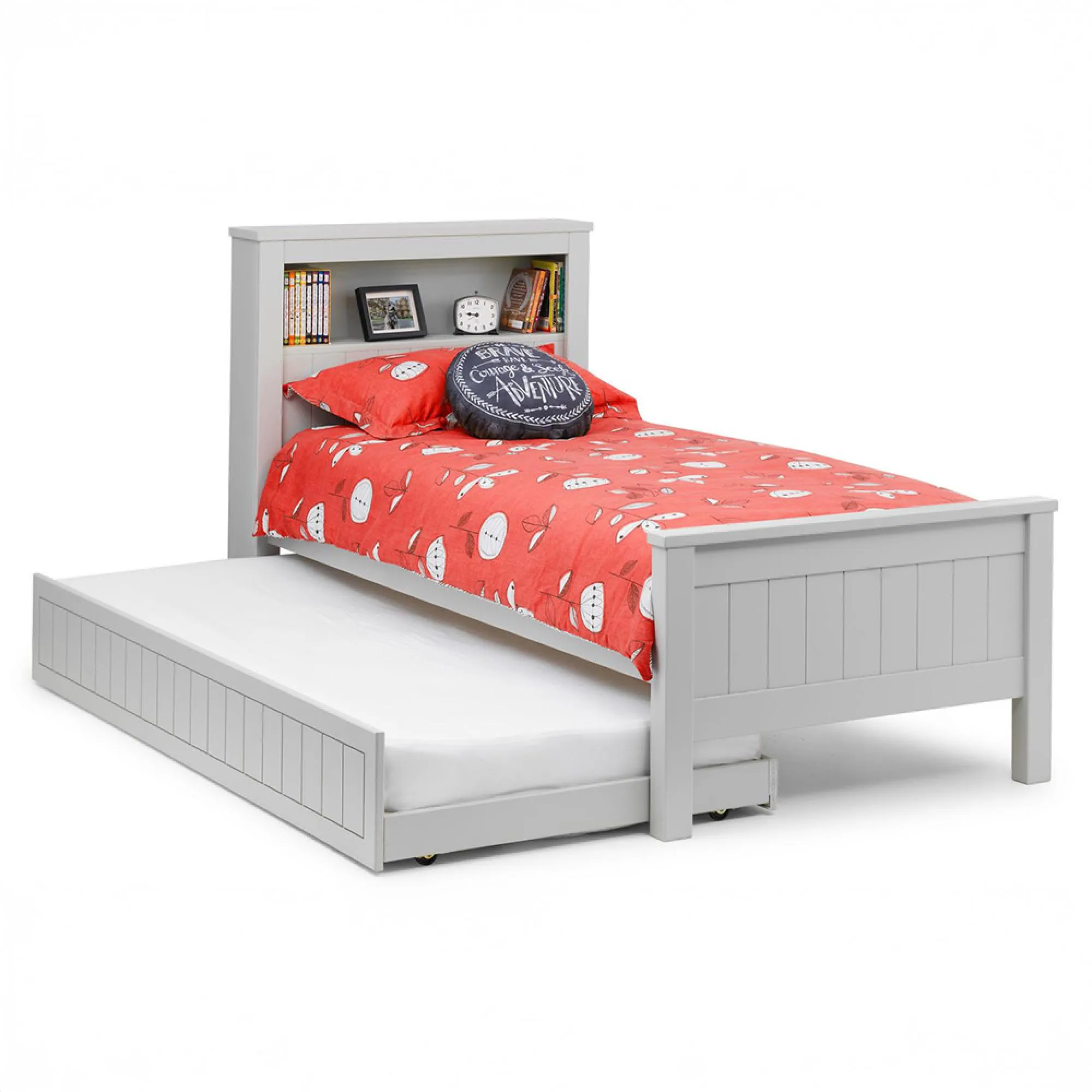 Maine Underbed Trundle - Dove Grey, Pine