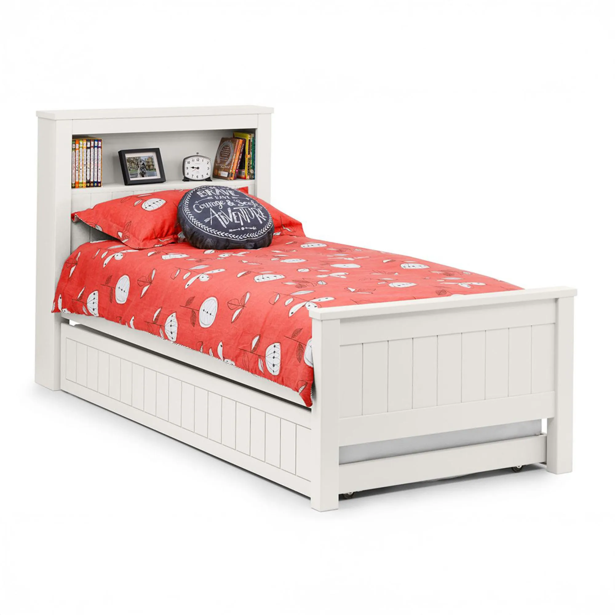 Maine Underbed Trundle - Surf White, Pine