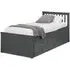 Maisie Bed with Underbed Drawer - Anthracite