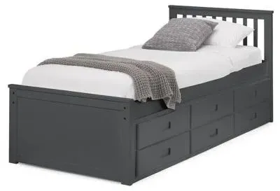 Maisie Bed with Underbed Drawer - Anthracite image