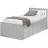 Maisie Bed with Underbed Drawer - Light Grey