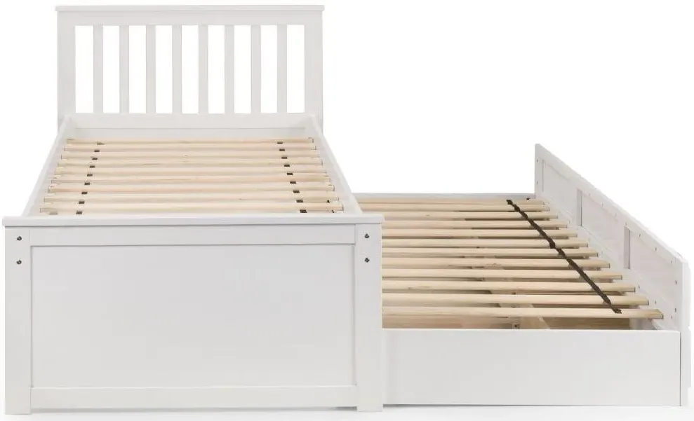 Maisie Captains Bed - White, Pine