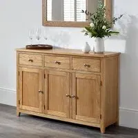 Mallory 3 Door Sideboard - Oak