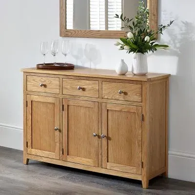 Mallory 3 Door Sideboard - Oak