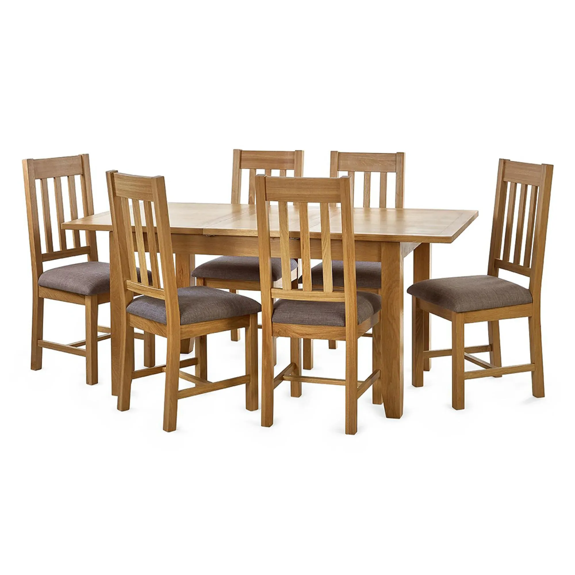 Mallory 4-6 Seater Extendable Dining Table - Oak