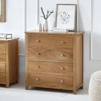 Mallory 4 Drawer Chest - Oak