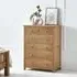 Mallory 4+2 Drawer Chest - Oak