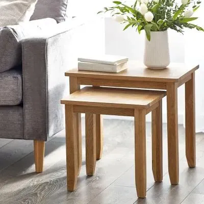 Mallory Nest of 2 Tables - Oak