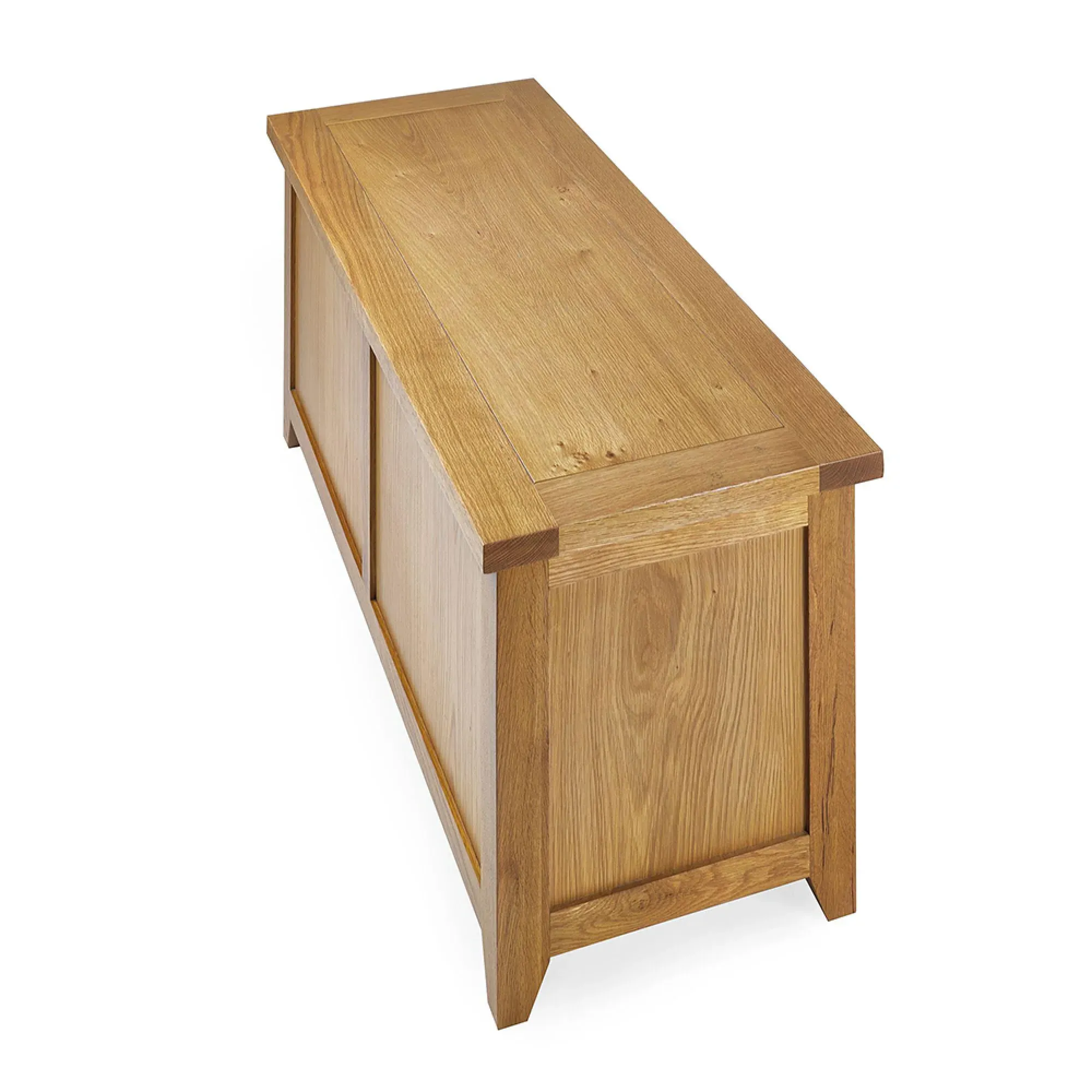 Mallory Oak Storage Bench - Natural