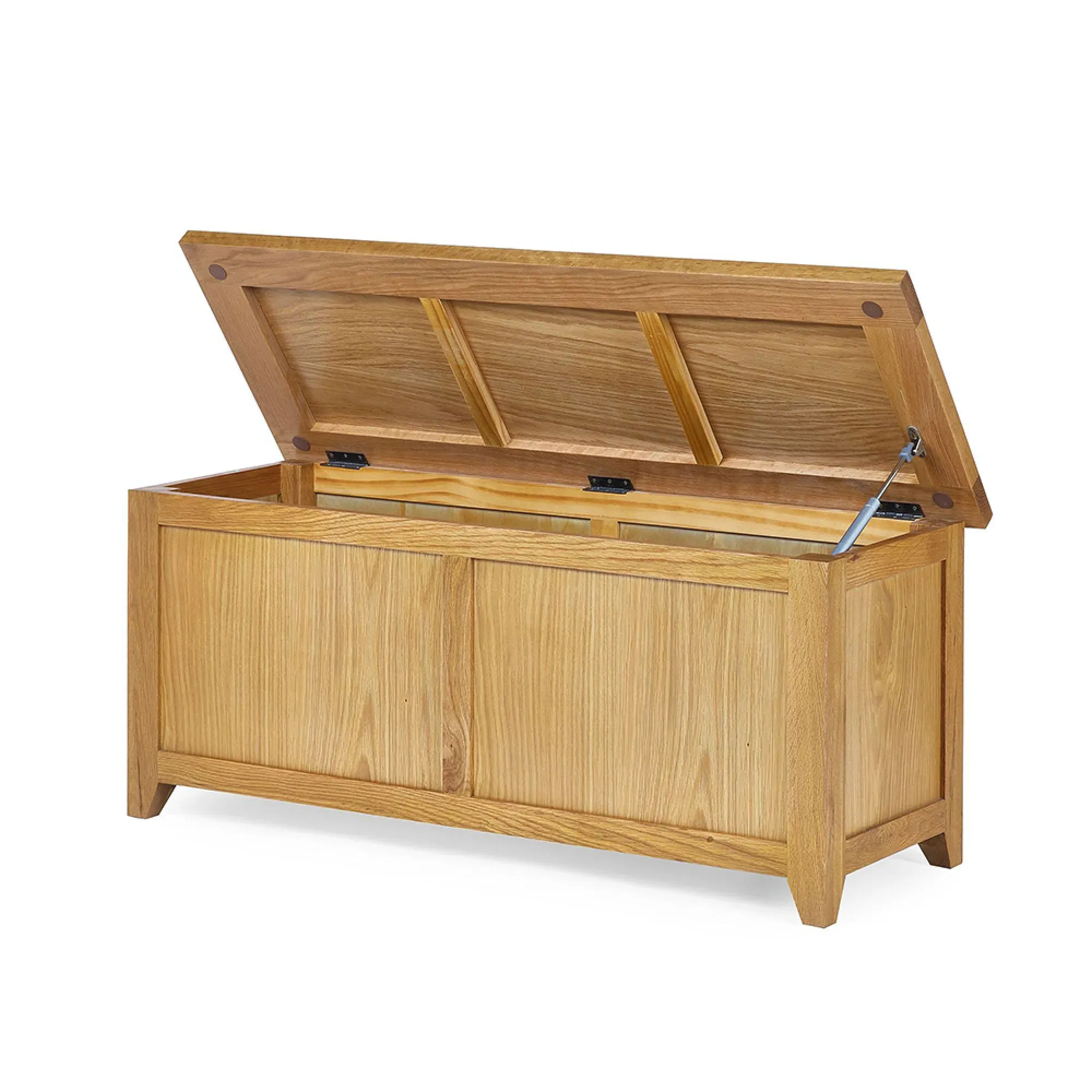 Mallory Oak Storage Bench - Natural