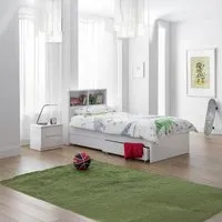 Manhattan Underbed Drawer Set - White, High Gloss